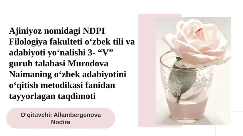 Abdurauf Fitrat Hayoti va ijodi
