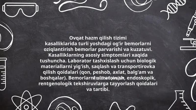 Ovqat hazm qilish tizimi