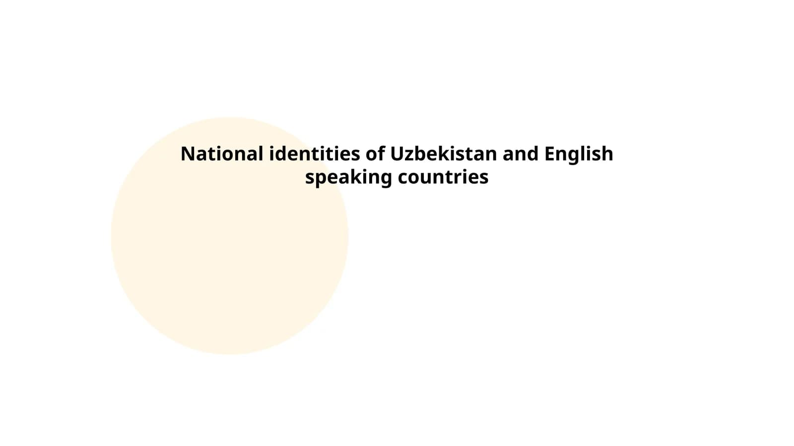 Evolution of National Identity in Uzbekistan