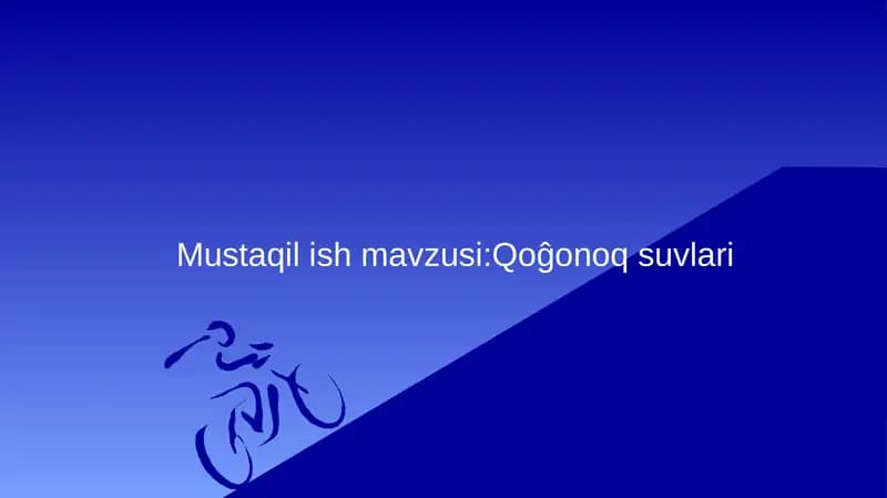 Qoĝonoq suvlari