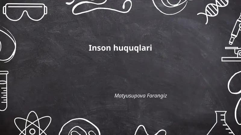 Inson huquqlari