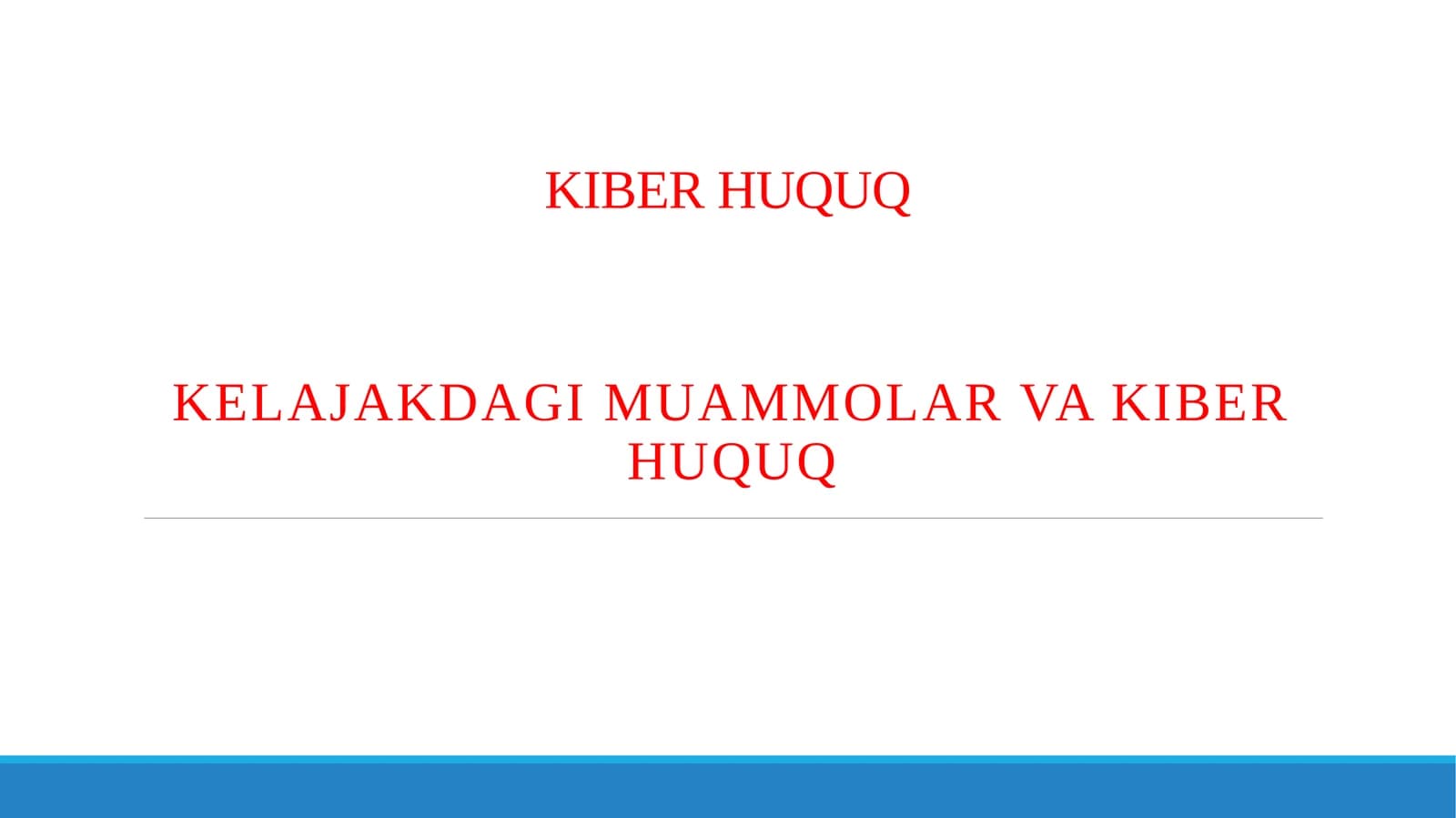 KIBER HUQUQ