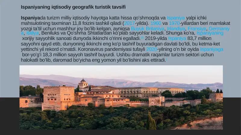 Ispaniya turizmi