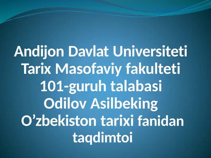 O‘rta Osiyoda buddaviylik dini yoyilishi