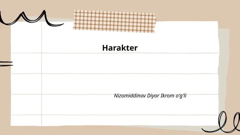 Harakter