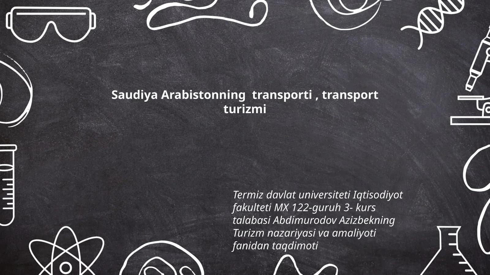 Saudiya Arabistonning transporti, transport turizmi