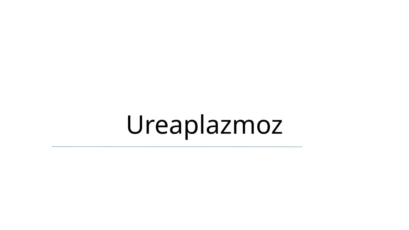 Ureaplazmoz