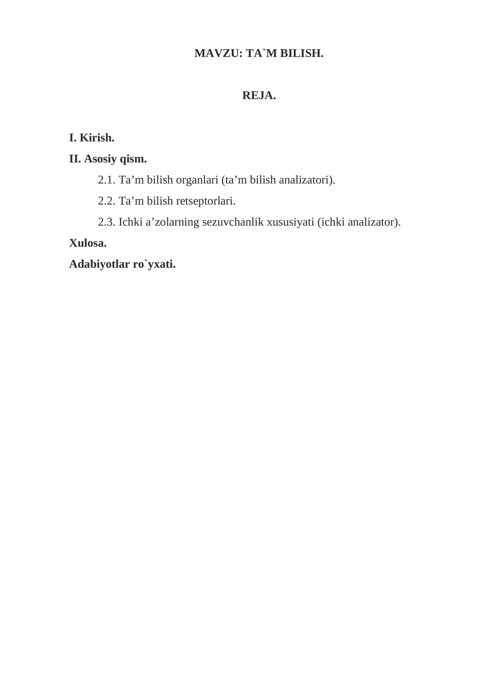 Ta`m bilish