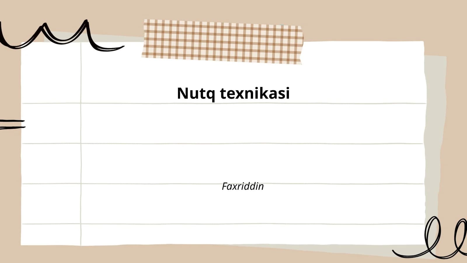 Nutq texnikasi