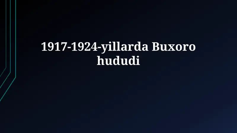 Buxoro Xalq Sovet Respublikasining muammolari