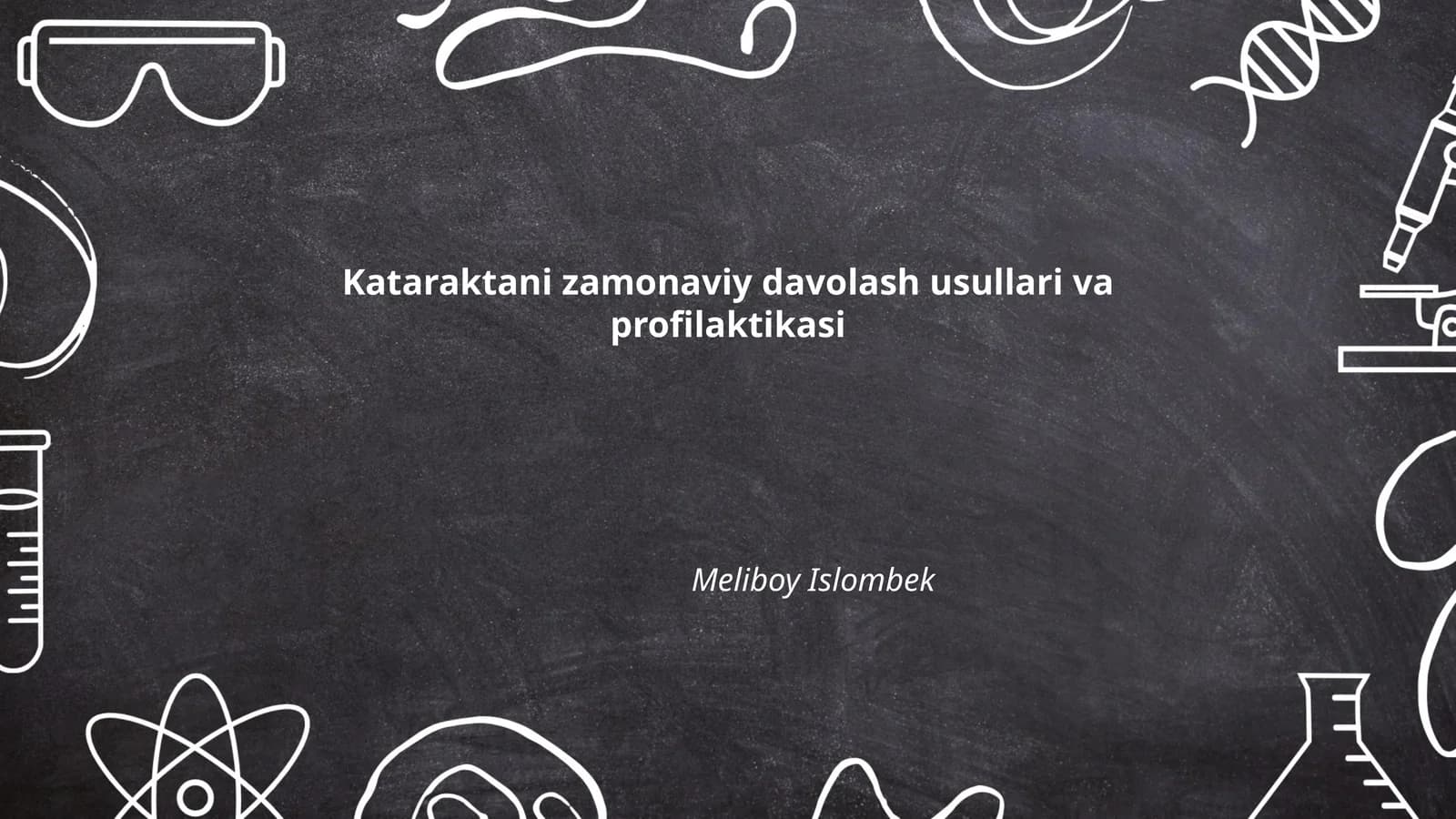 Zamonaviy kataraktani davolash
