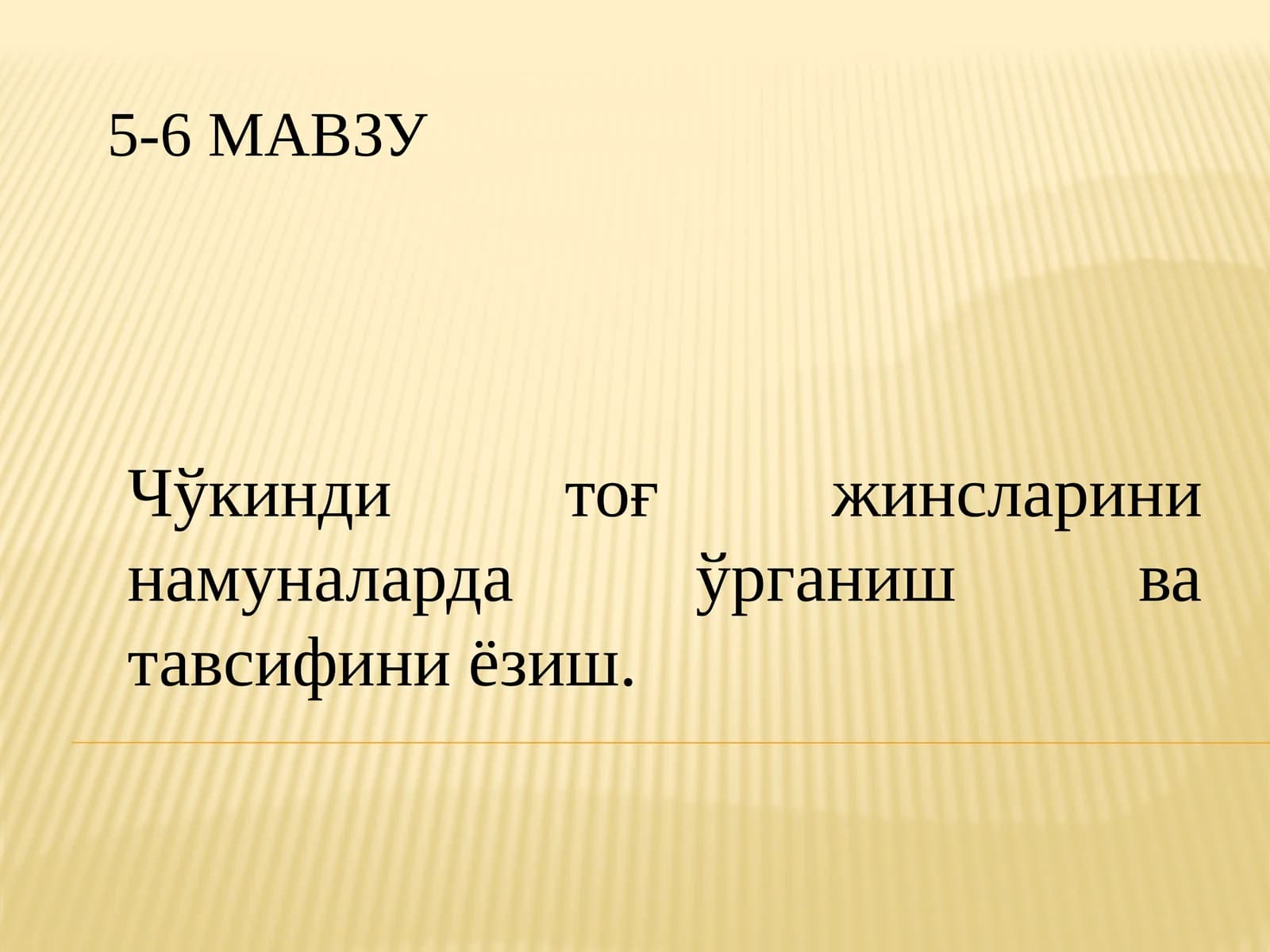 Чўкинди тоғ жинслари