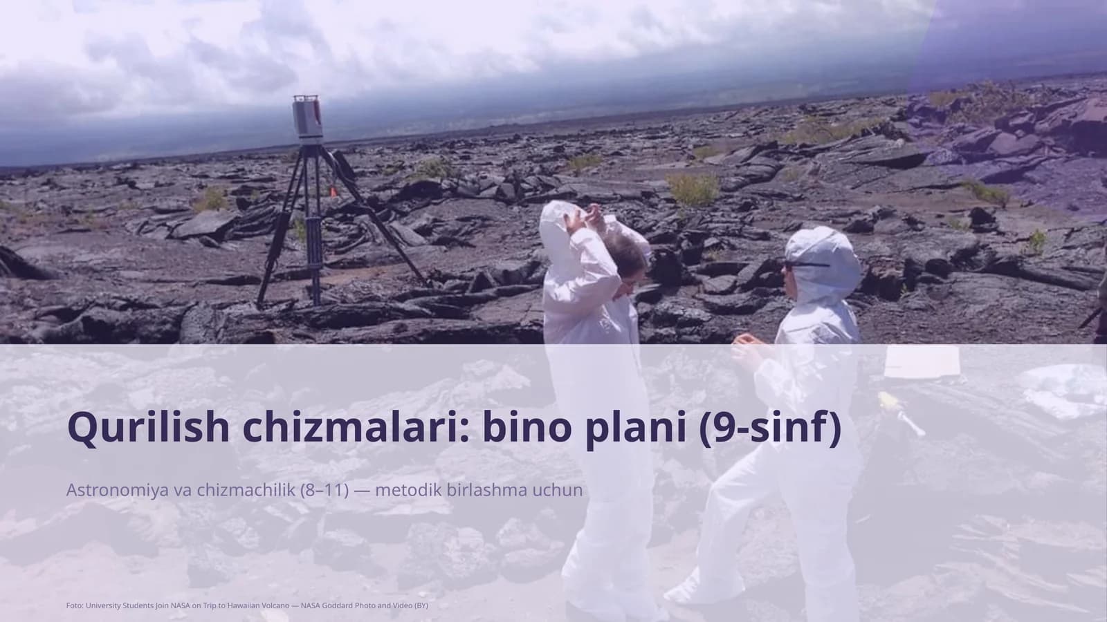 Qurilish chizmalari: bino plani (9-sinf)