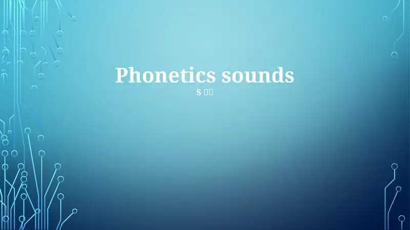 Introduction to Phonetics: The Science of Speech Sounds
