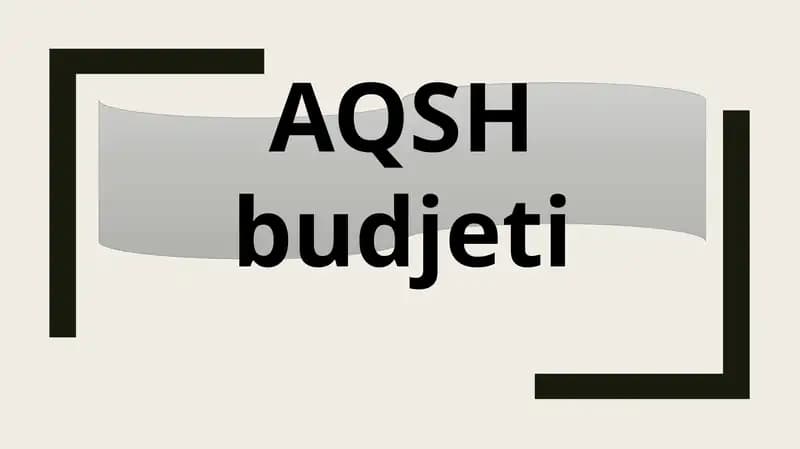 AQSH budjeti