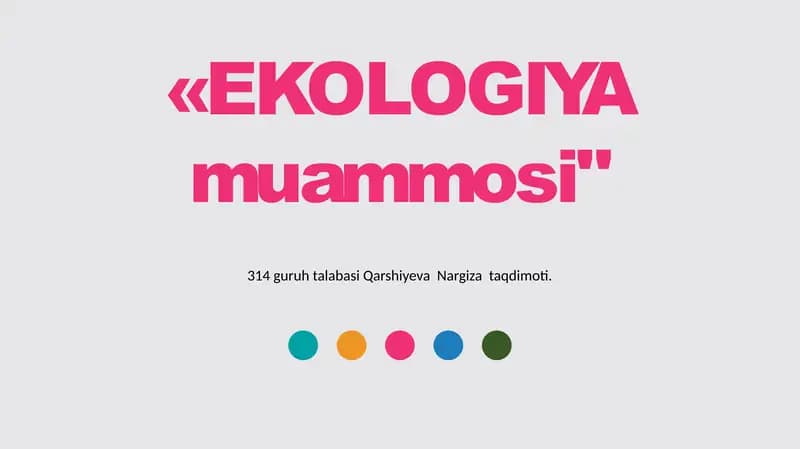 Chuchuk suv muammolari