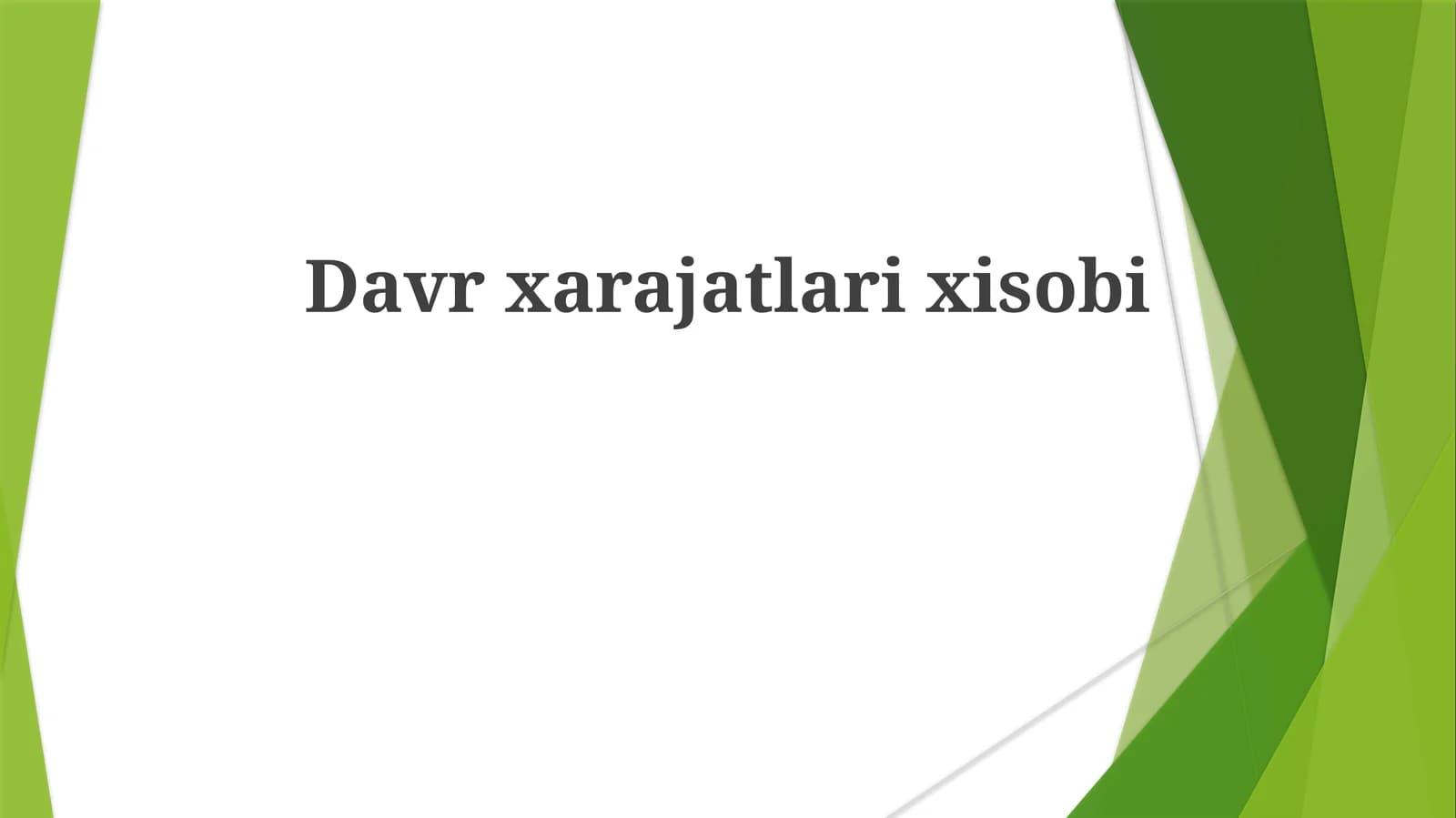 Davrxarajatlarixisobi