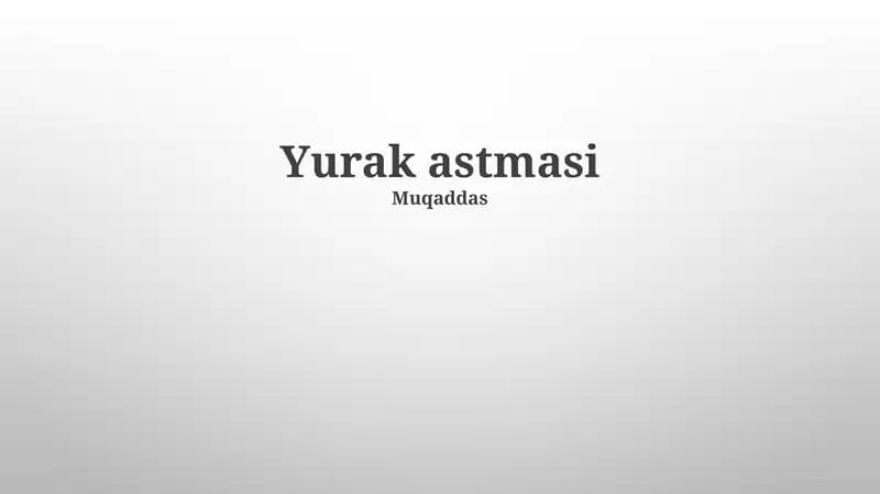 Yurak astmasi