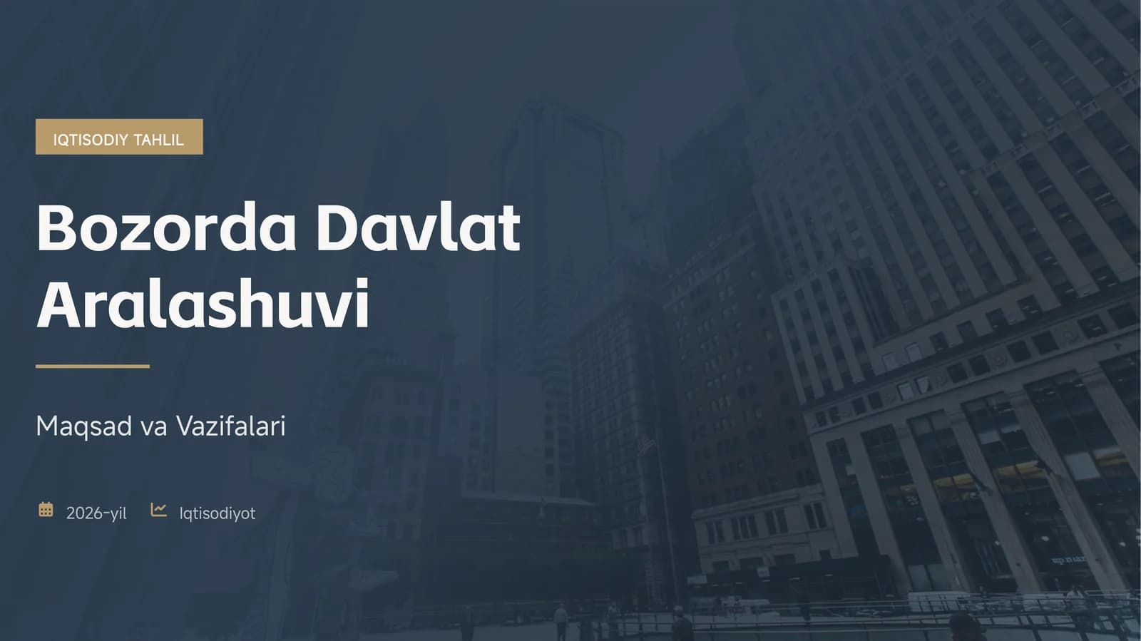 IQTISODIY TAHLIL