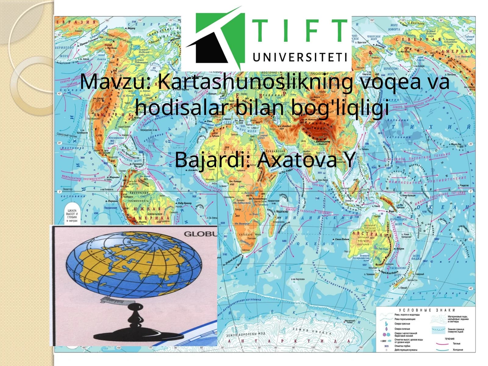 Kartashunoslikning voqea va hodisalar bilan bog'liqligi.