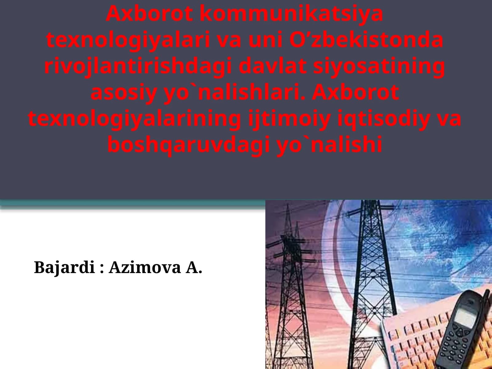 OCHIQ AXBOROT JAMIYATINI
