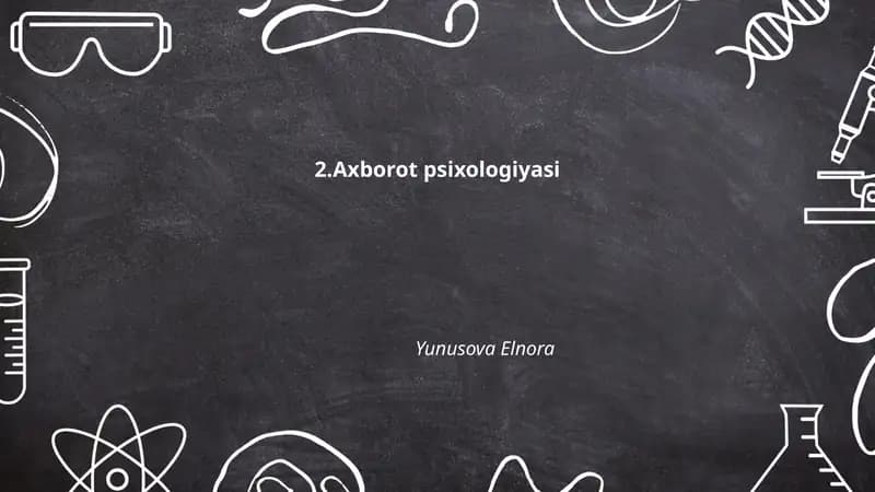 Axborot psixologiyasi