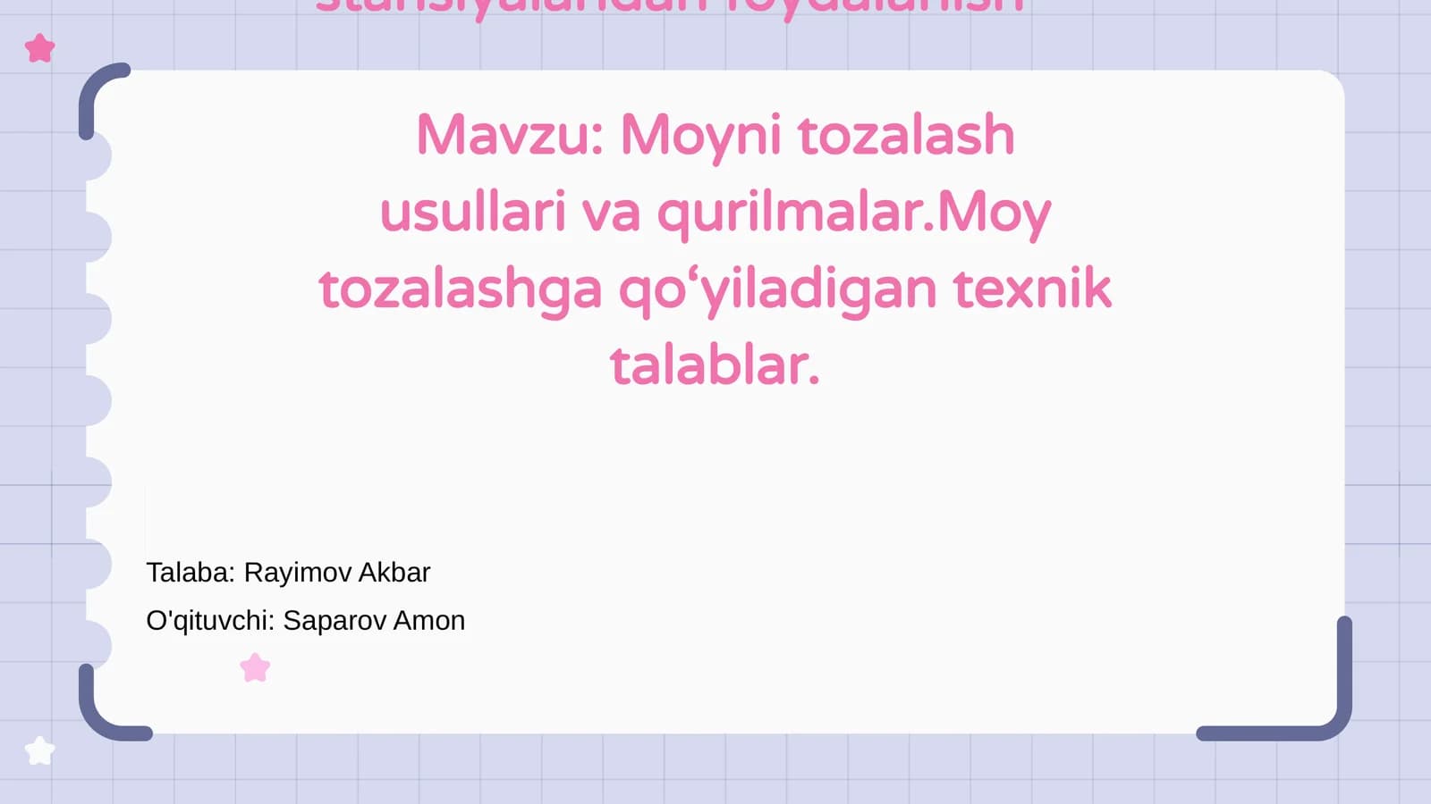 Nasos stansiyalaridan foydalanish