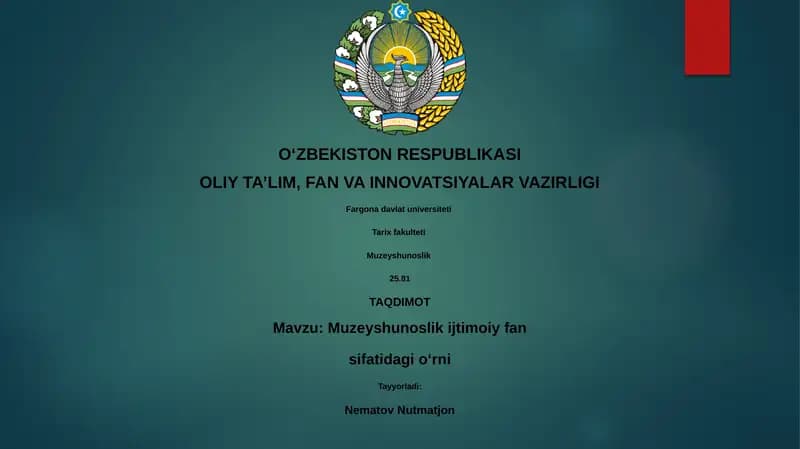 Muzeyshunoslik