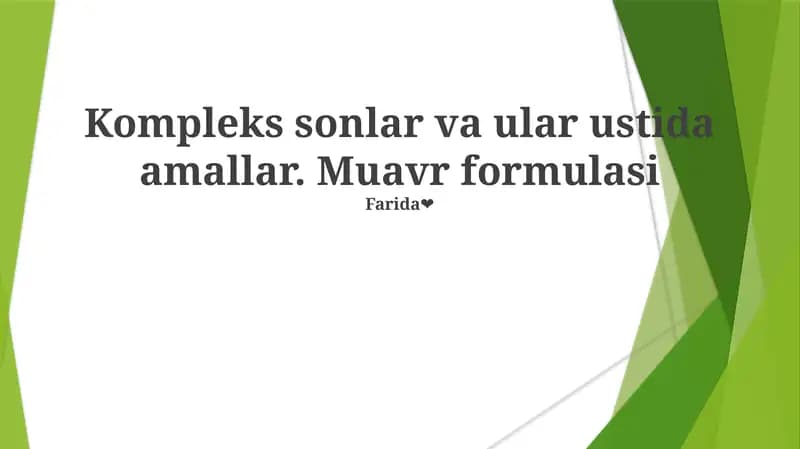 Muavr formulasi