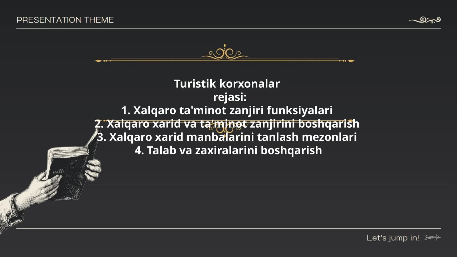 Turistik korxonalar rejasi
