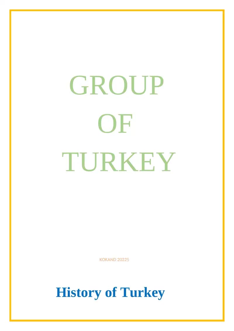 History of Turkey