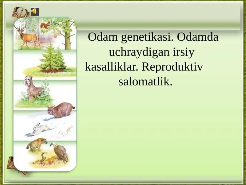 Genetika va inson salomatligi