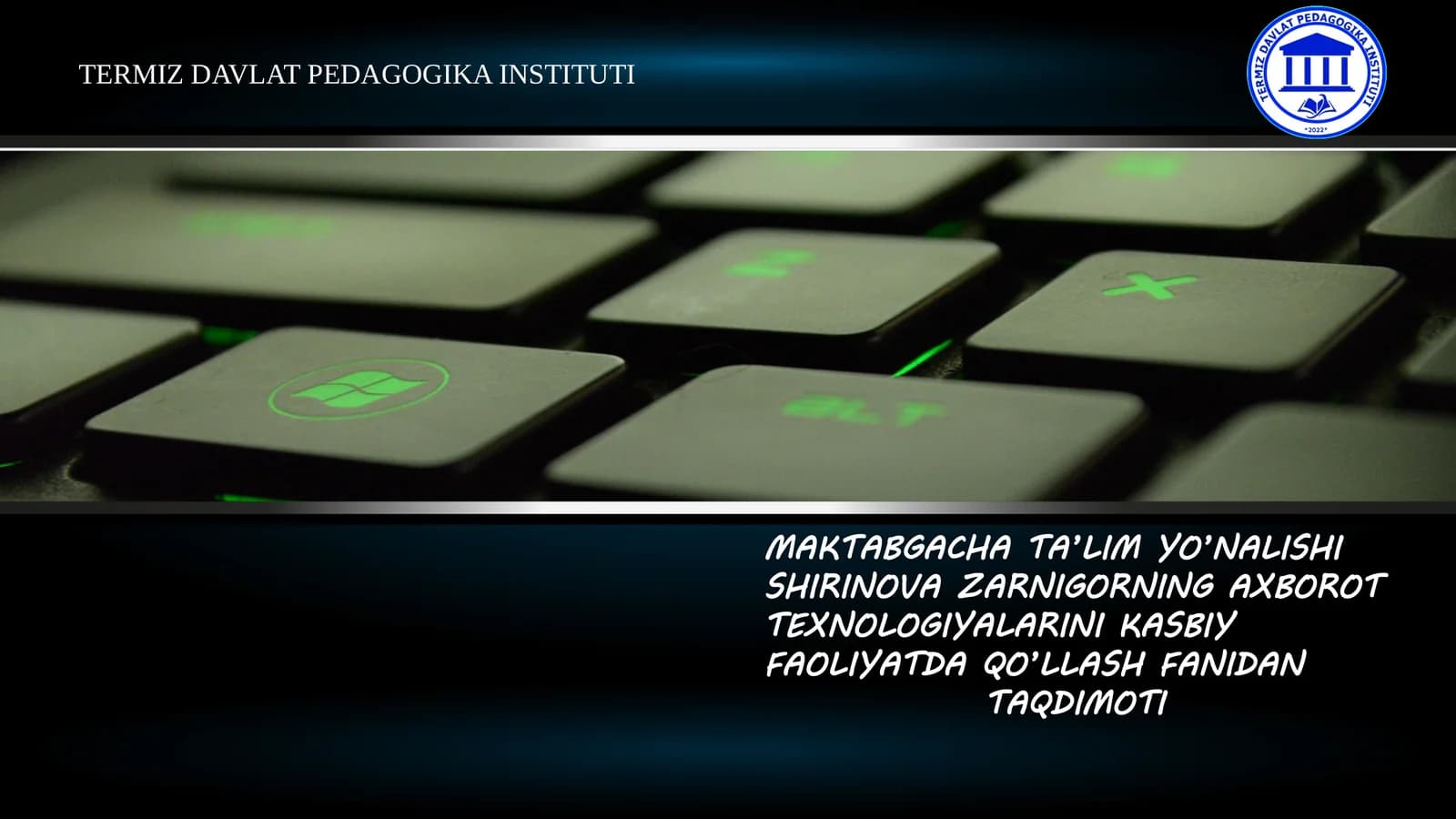 Simli va simsiz Aloqa tarmoqlari