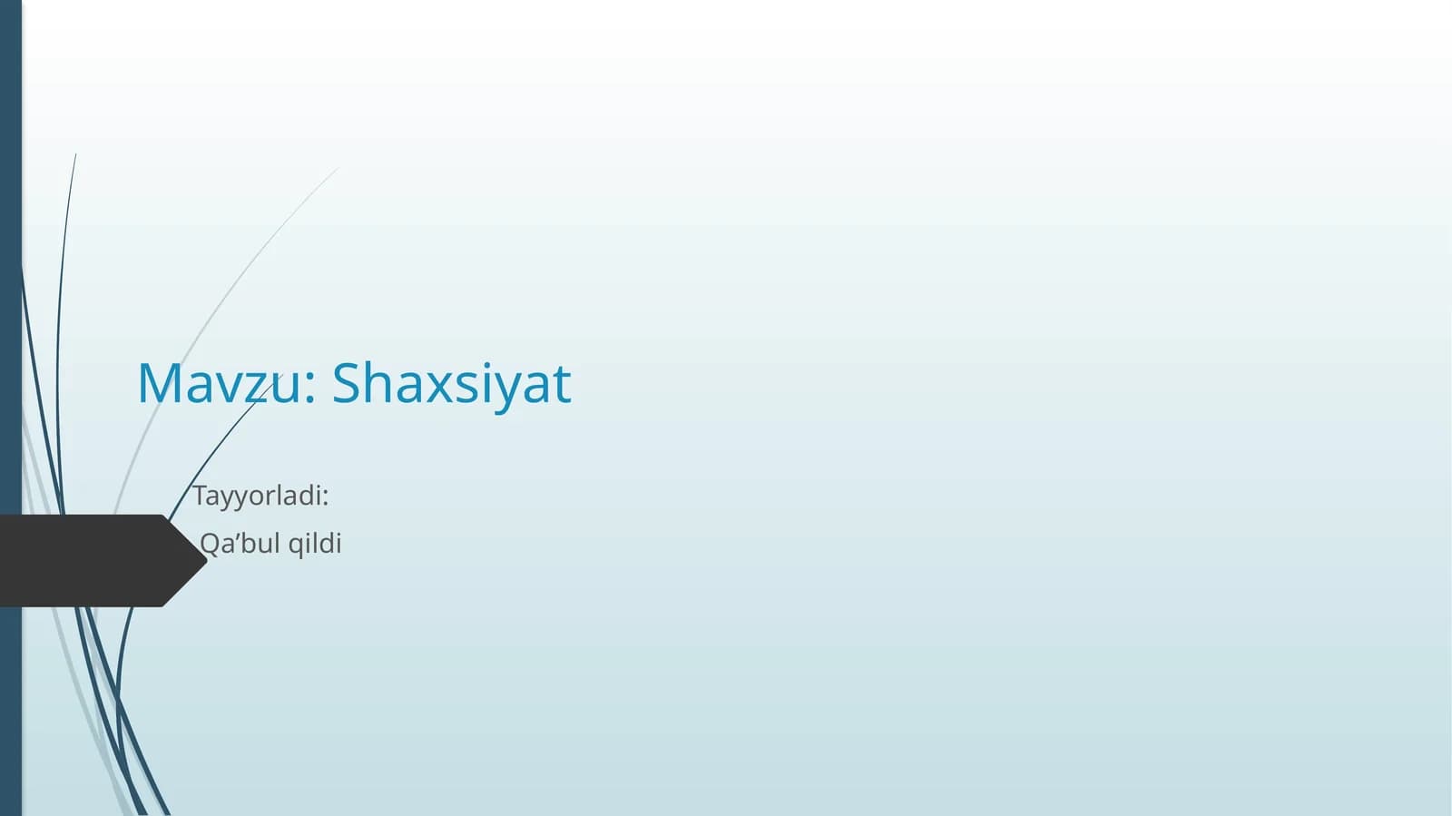 Shaxsiyat