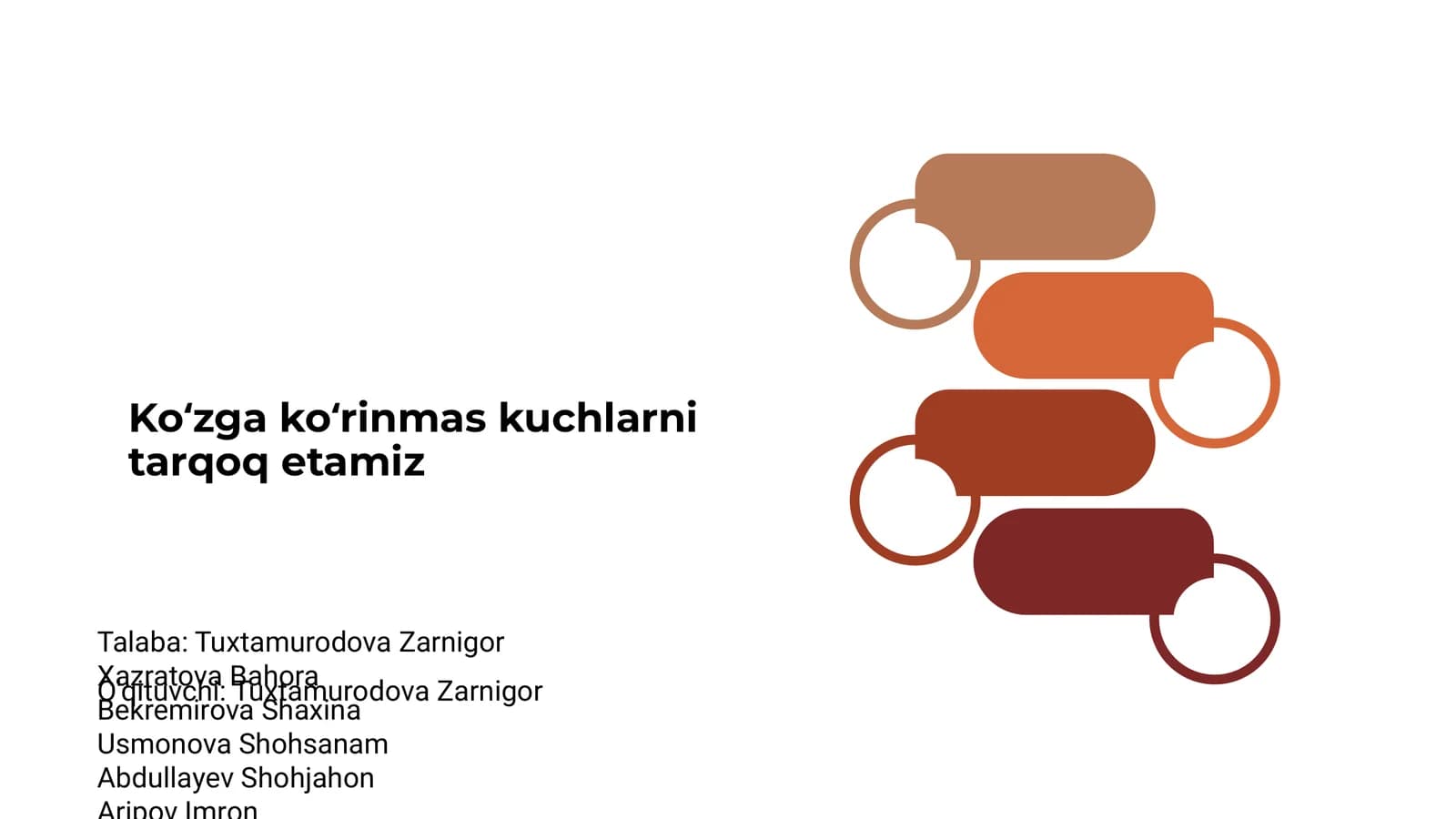 Koʻzga koʻrinmas kuchlarni tarqoq etamiz