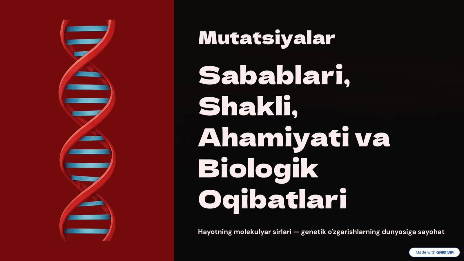 Mutatsiyalar