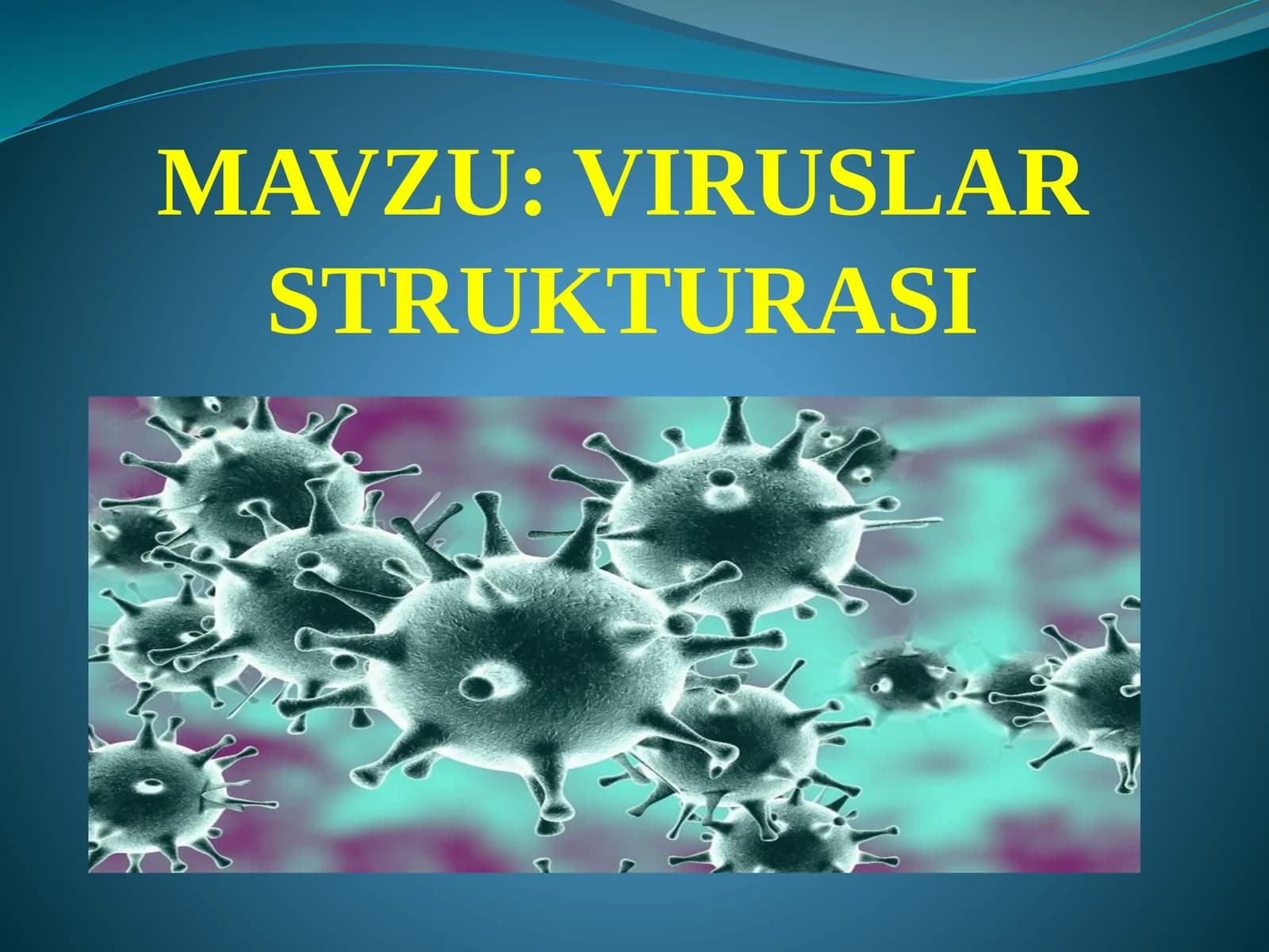 VIRUSLAR STRUKTURASI