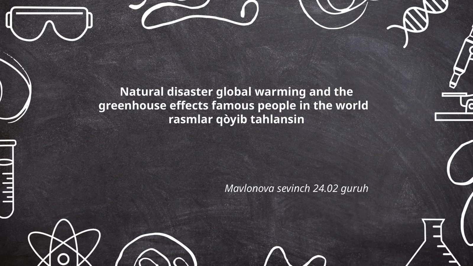 Global Warming and Greenhouse Effects