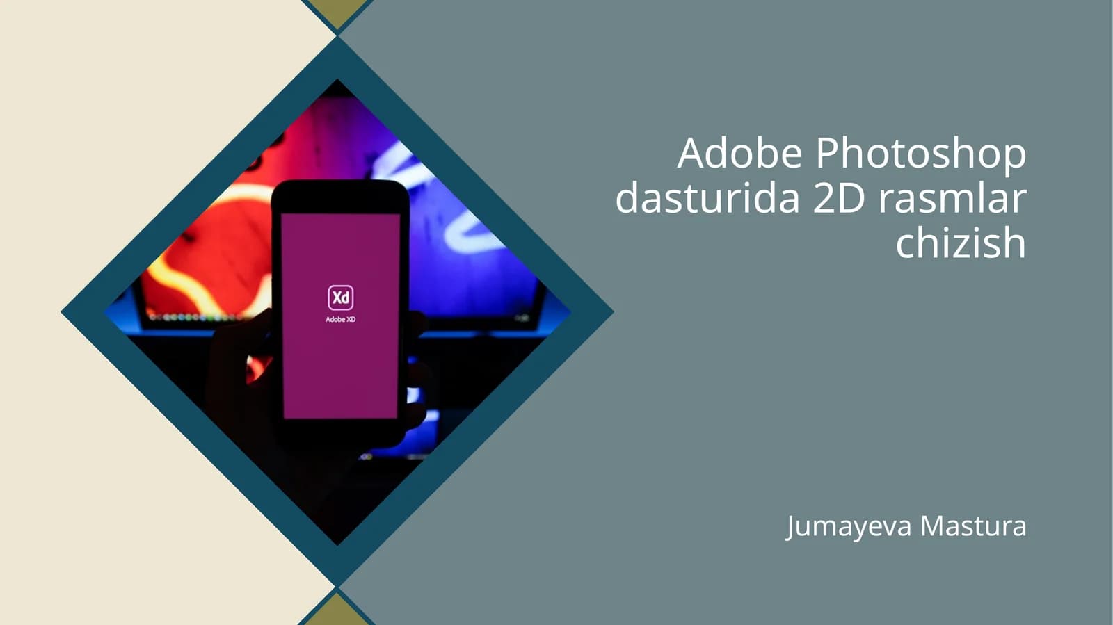 Adobe Photoshop dasturida 2D rasmlar chizish