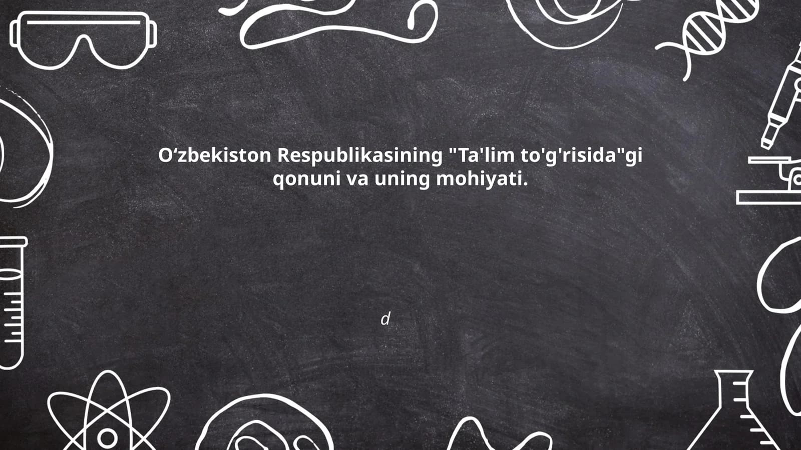 Ta'lim to'g'risida qonun