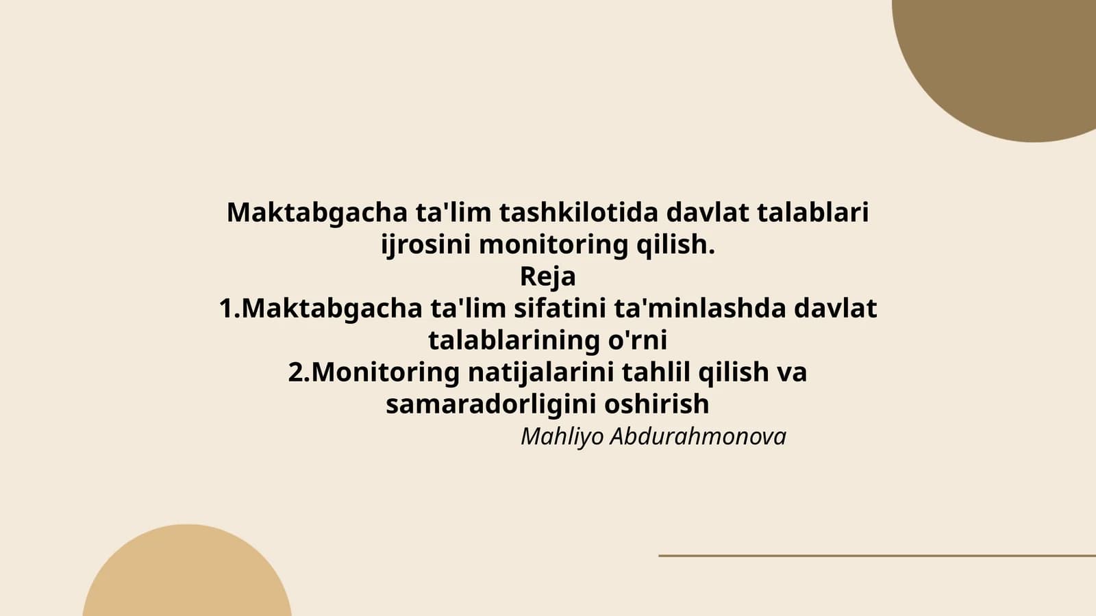 Davlat talablari monitoringi