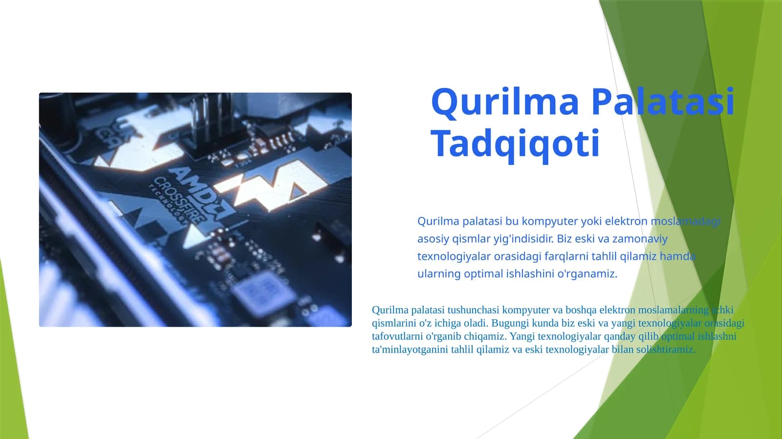 Qurilma Palatasi Tadqiqoti