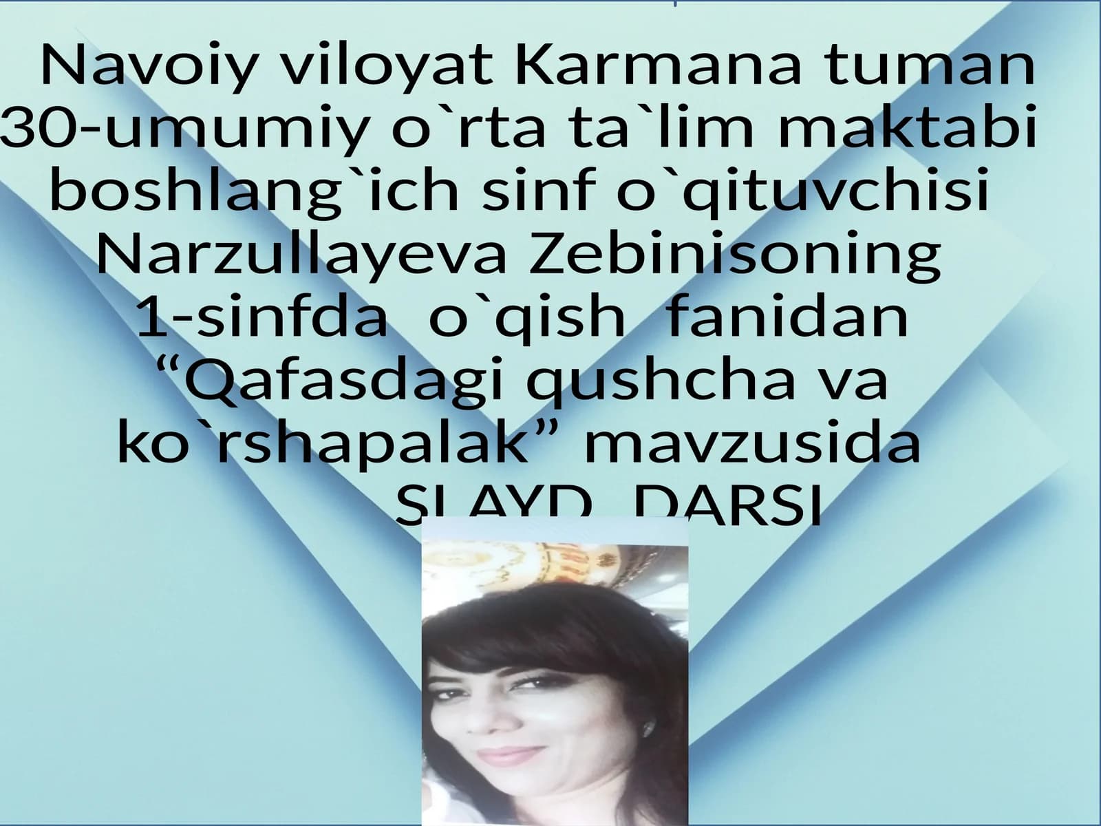 Qafasdagi qushcha va ko`rshapalak