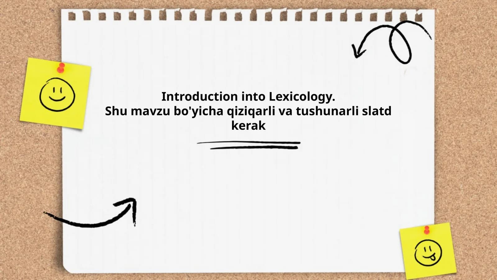 Introduction into Lexicology