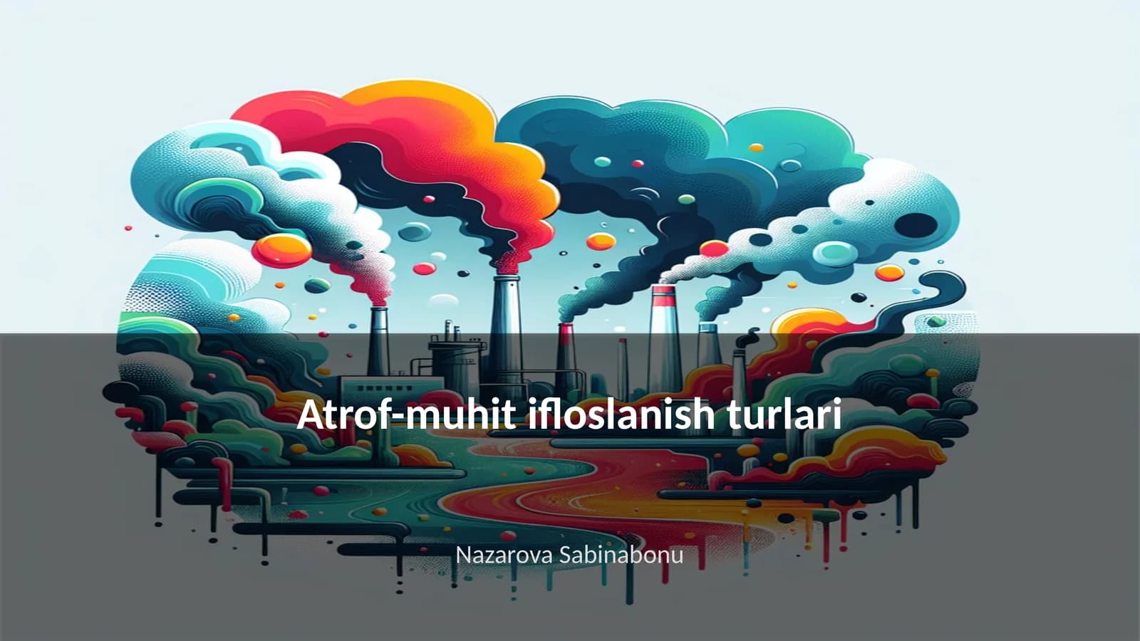 Atrof-muhit ifloslanish turlari