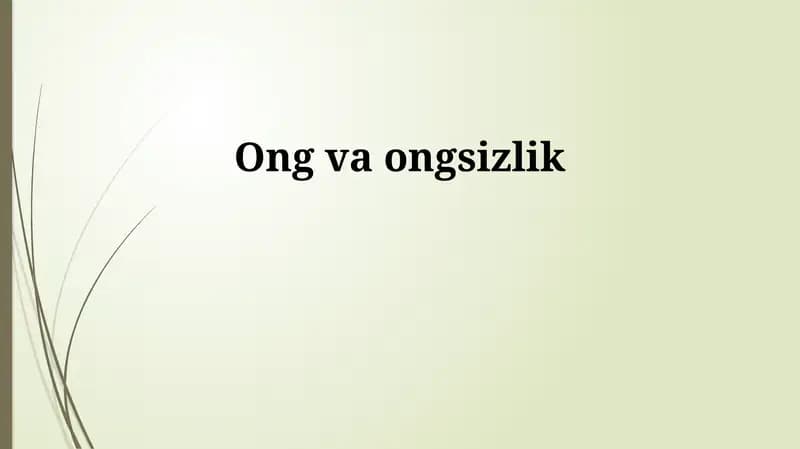 Ontologiya asoslari