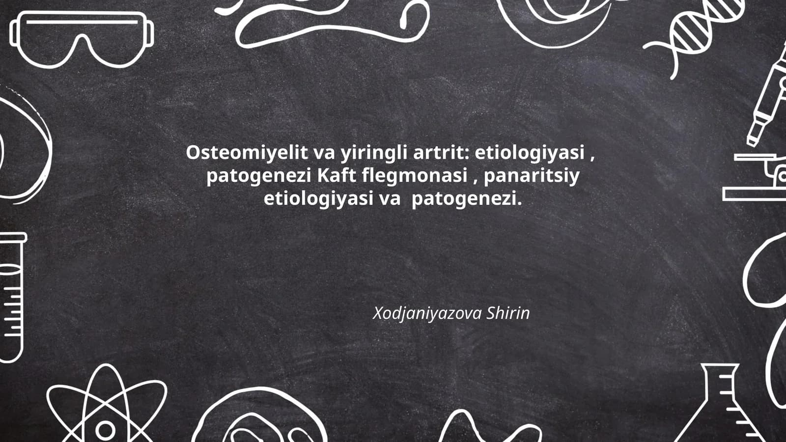 Osteomiyelit va yiringli artrit: etiologiyasi, patogenezi Kaft flegmonasi, panaritsiy etiologiyasi va patogenezi