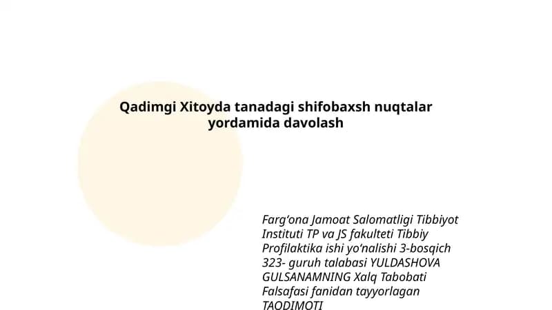 Xalq Tabobati Falsafasi