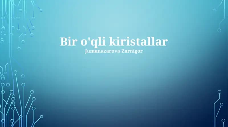 Yagona Kristallar