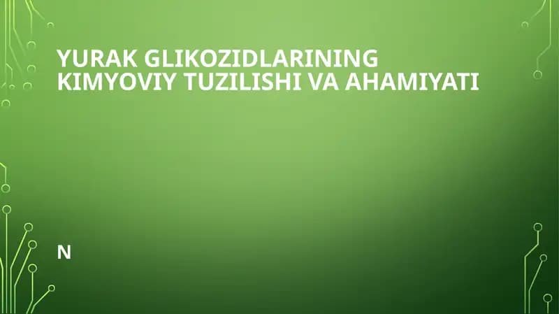 Yurakglikozidlari
